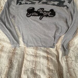 Southpole Gray Camouflage Sweatshirt
